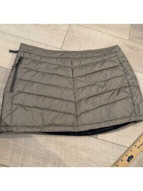 SKHOOP ORIGINAL SKIRT COMPANY BROWN QUILTED SKIRT XL